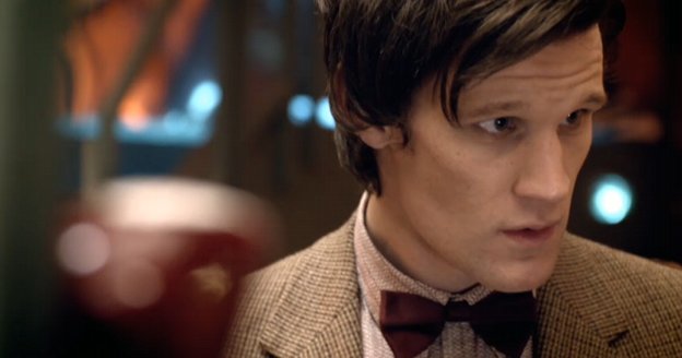 The Doctor, looking sheepish at a dodgy joke